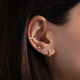 4 Prong Diamond Stud Earrings Zoe Lev Jewelry