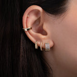 Thick Diamond Ear Cuff Ear Cuffs Zoe Lev Jewelry