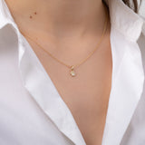 Diamond Paw Pendant Zoe Lev Jewelry