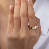 Small Diamond Cigar Bar Ring Zoe Lev Jewelry