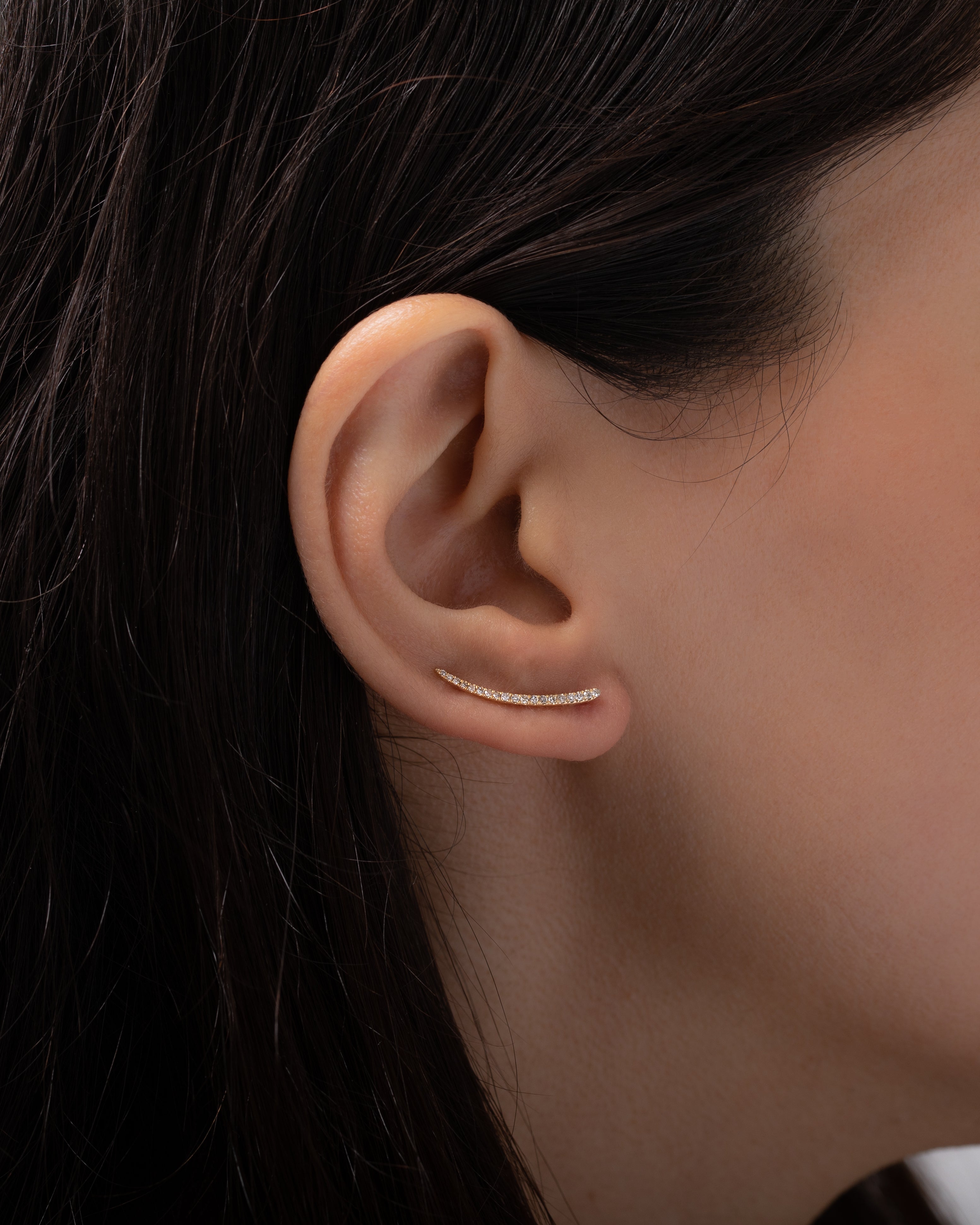 Diamond Ear Crawler Zoe Lev Jewelry