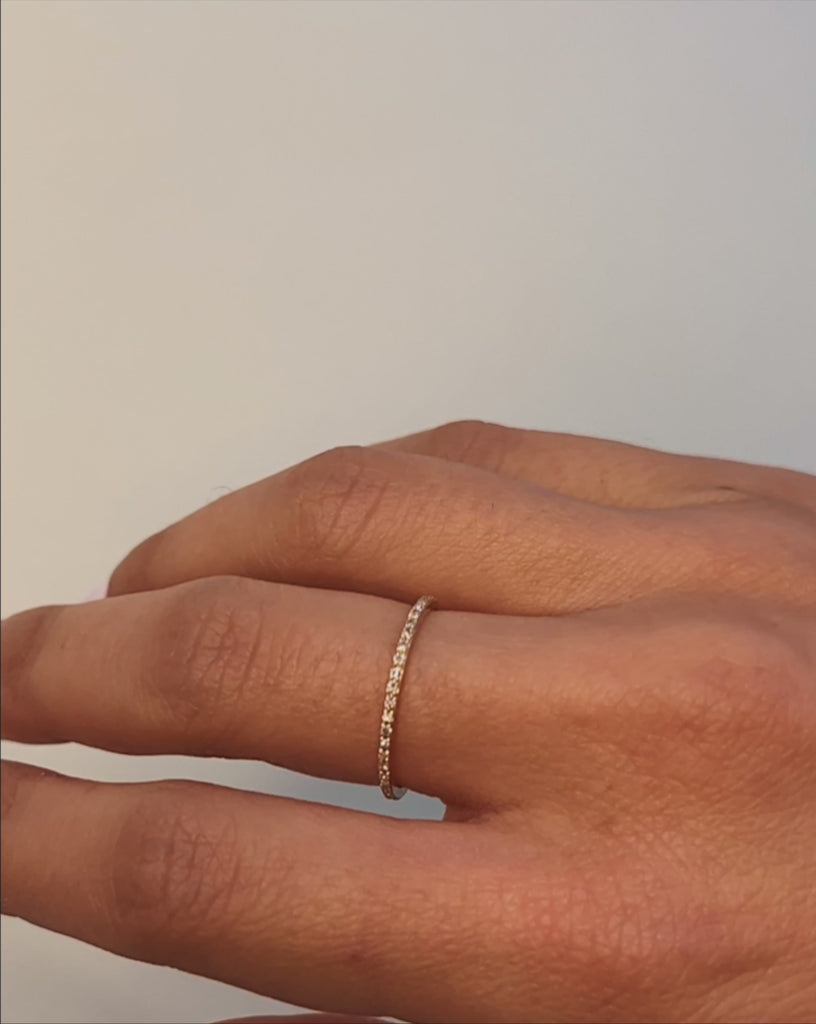 Diamond Eternity Band Zoe Lev Jewelry