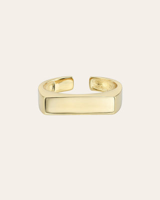 Vermeil Bar Ring