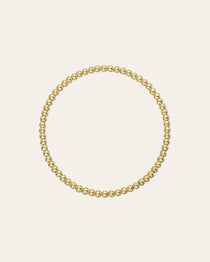 3mm Gold Bead Bracelet Zoe Lev Jewelry