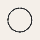 3mm Black Onyx Bead Bracelet Bead Bracelets Zoe Lev Jewelry