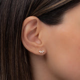 4 Marquise Diamond Stud Earrings Zoe Lev Jewelry