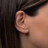 4 Marquise Diamond Stud Earrings Zoe Lev Jewelry