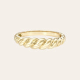 14k Gold Croissant Ring Zoe Lev Jewelry