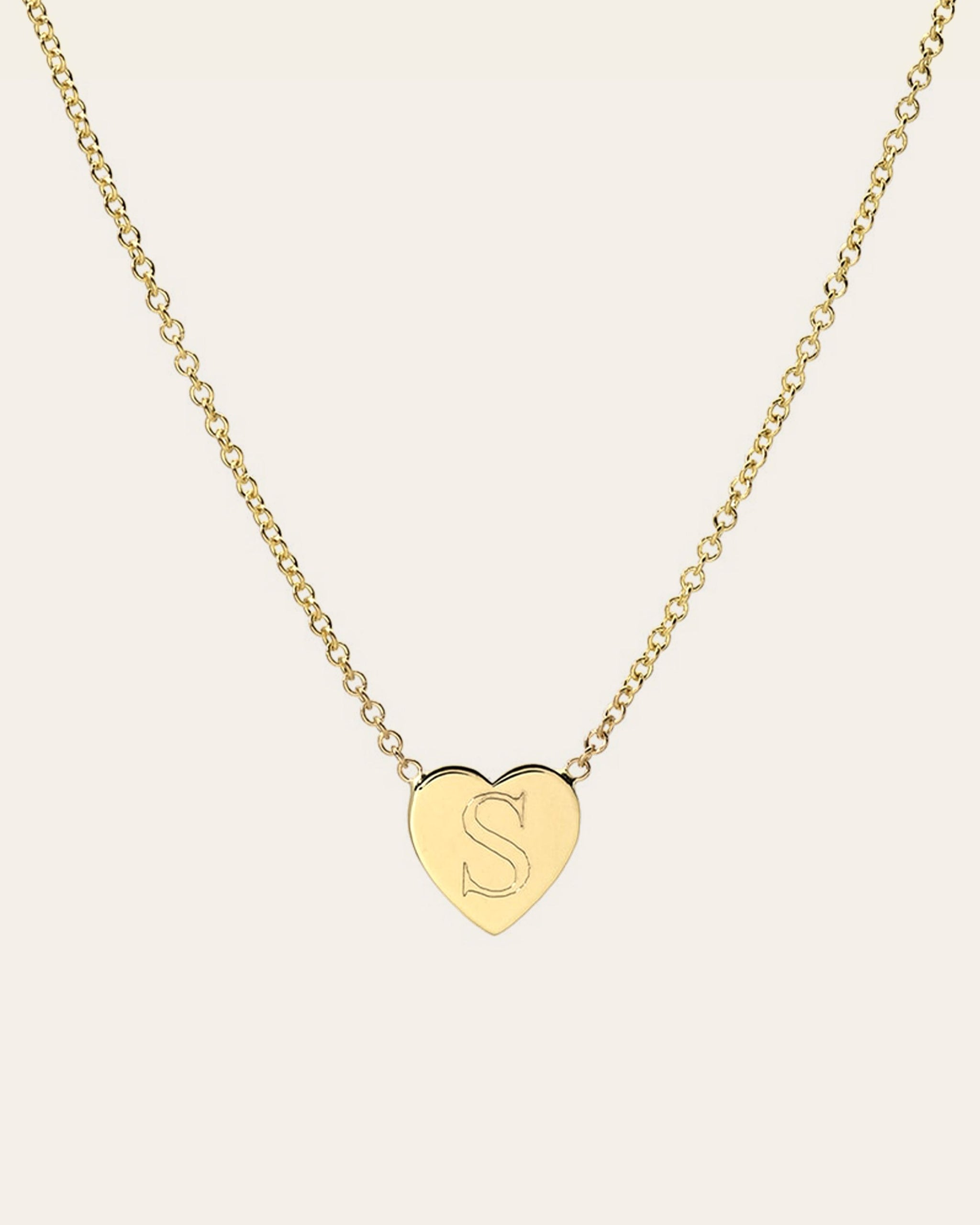 X and heart necklace gold Clearance