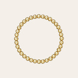 5mm Gold Bead Bracelet Stack - 6.5" SAMPLE SALE Zoe Lev Jewelry