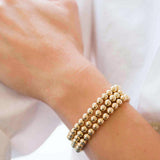 6mm Gold Bead Bracelet Zoe Lev Jewelry