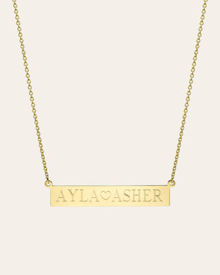 Nameplate Necklace