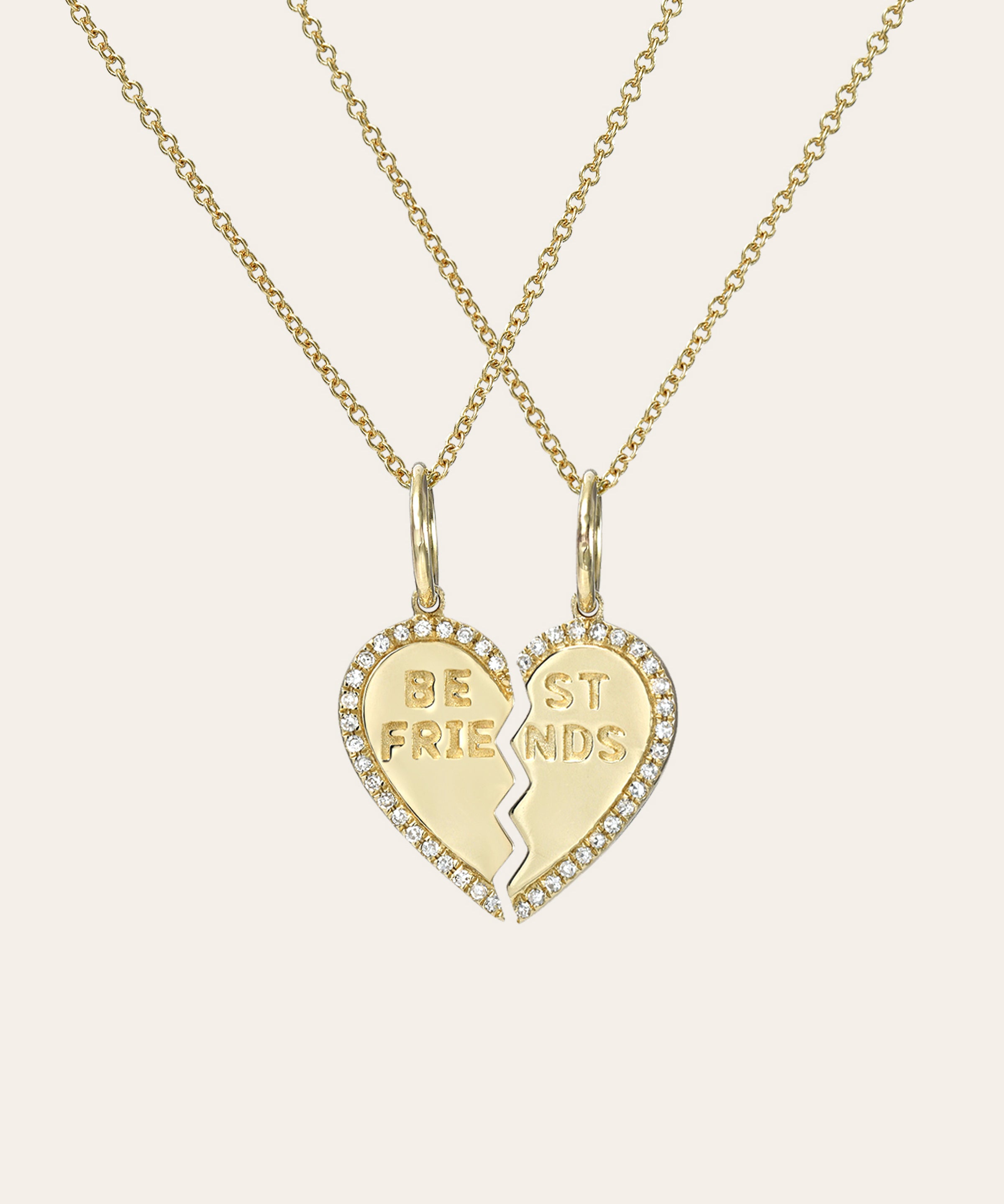 Best Friend Necklace Set Zoe Lev Jewelry
