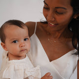 Bezel Diamond Necklace - Mommy + Me Zoe Lev Jewelry