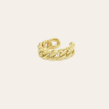 Cuban Link Ear Cuff Vermeil Zoe Lev Jewelry