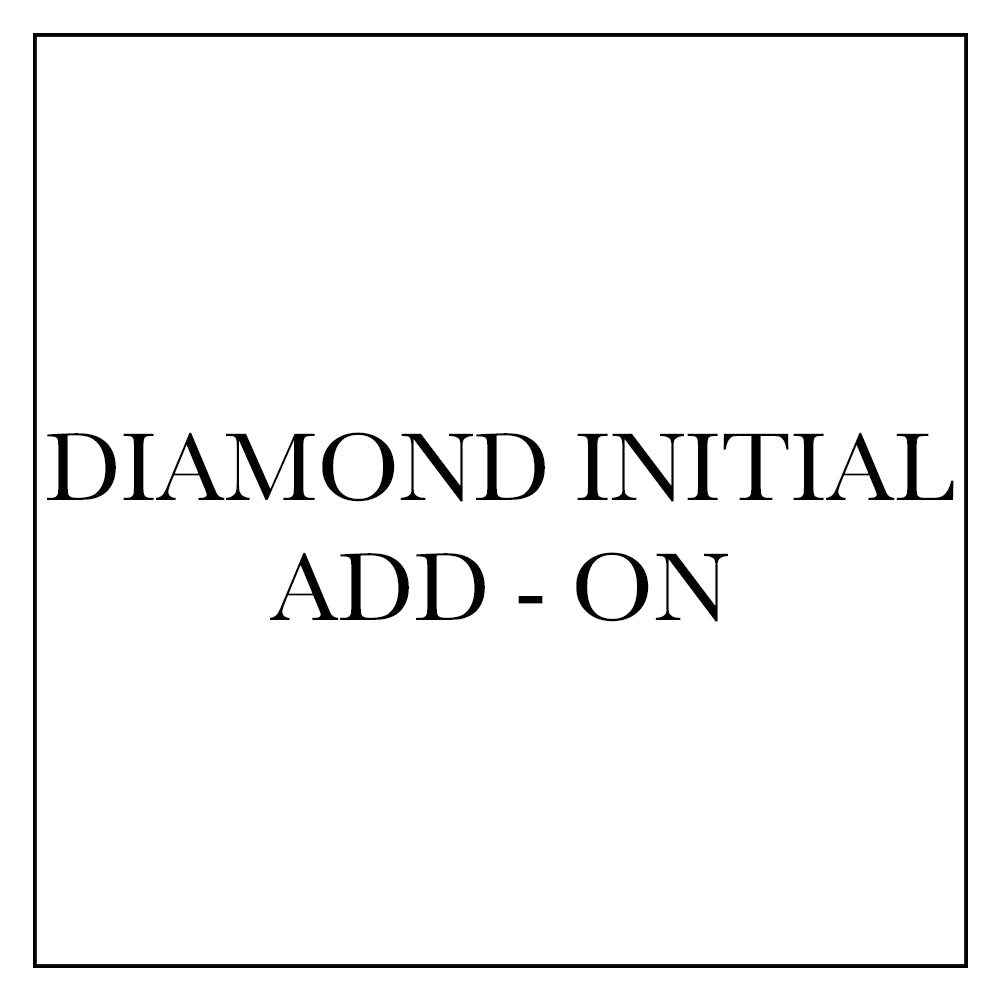 Diamond Initial Add - On Add On Services Zoe Lev Jewelry