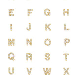 Mini Diamond Spaced Initial Necklace Personalized Zoe Lev Jewelry