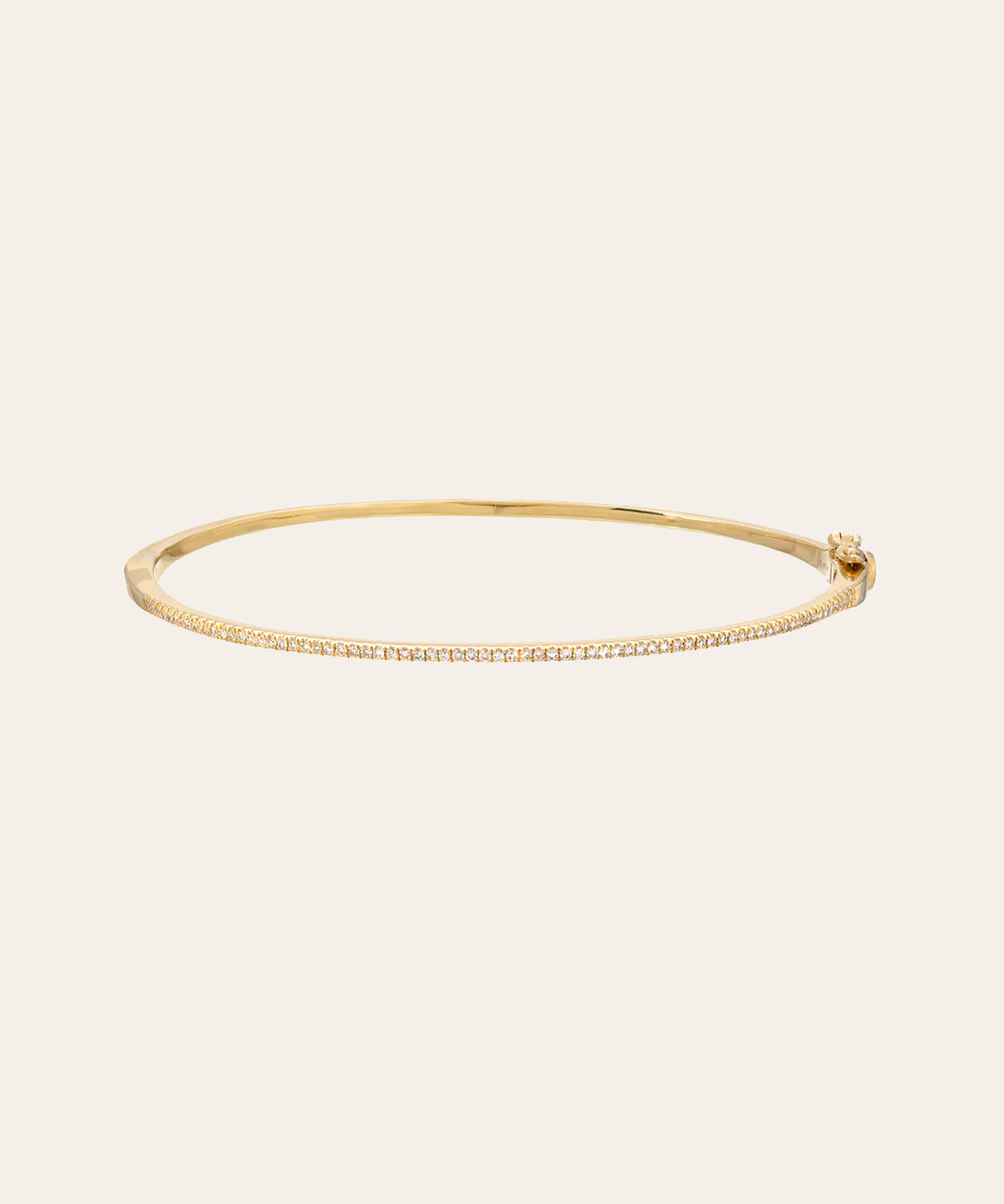 Diamond Bangle Zoe Lev Jewelry