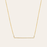 Diamond Bar Necklace SAMPLE SALE Zoe Lev Jewelry