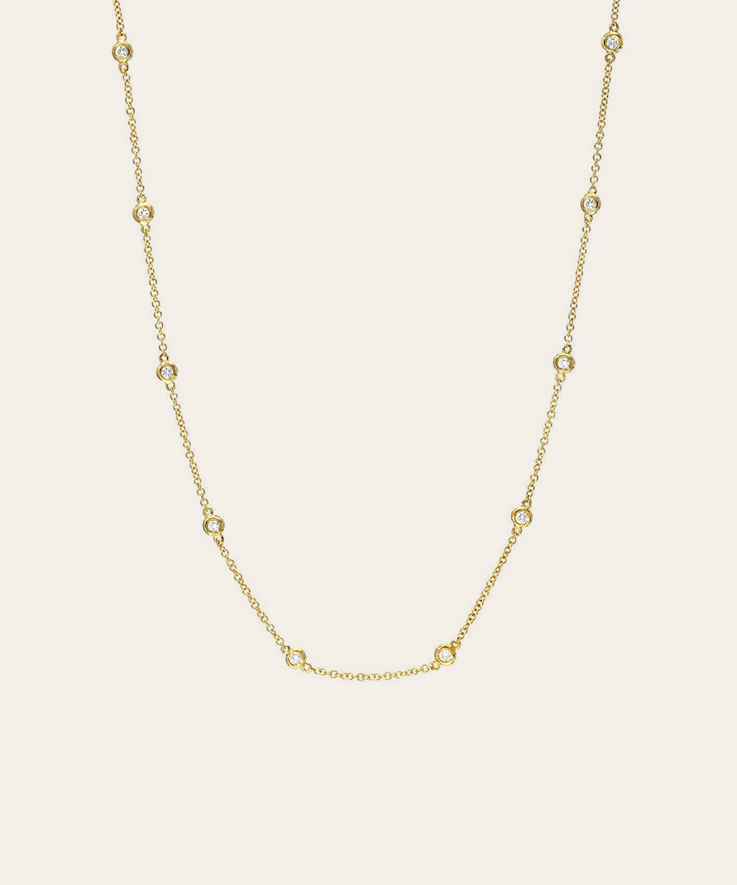 Diamond by the Yard Necklace Chains Zoe Lev Jewelry