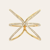 Diamond Cage Ring Zoe Lev Jewelry