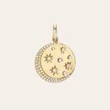 Diamond Celestial Pendant Zoe Lev Jewelry