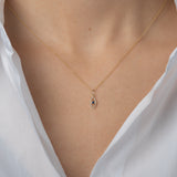 Diamond Evil Eye Sapphire Pendant Zoe Lev Jewelry