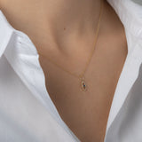 Diamond Evil Eye Sapphire Pendant Zoe Lev Jewelry