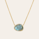 Diamond Labradorite Necklace Zoe Lev Jewelry