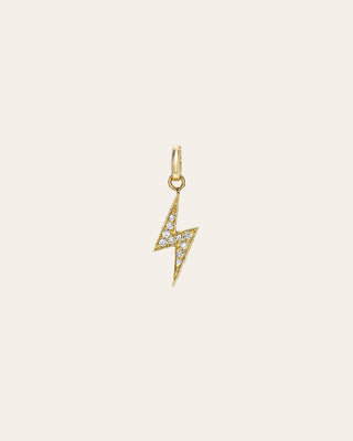 Diamond Lightning Bolt Pendant