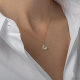 Diamond Moonstone Pendant Zoe Lev Jewelry