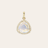 Diamond Moonstone Pendant Zoe Lev Jewelry