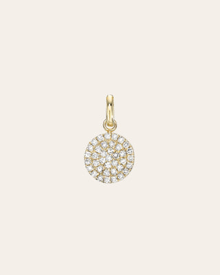 Diamond Small Disc Pendant