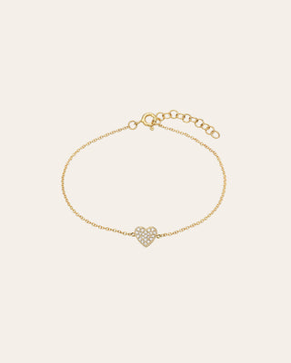 Diamond Heart Bracelet