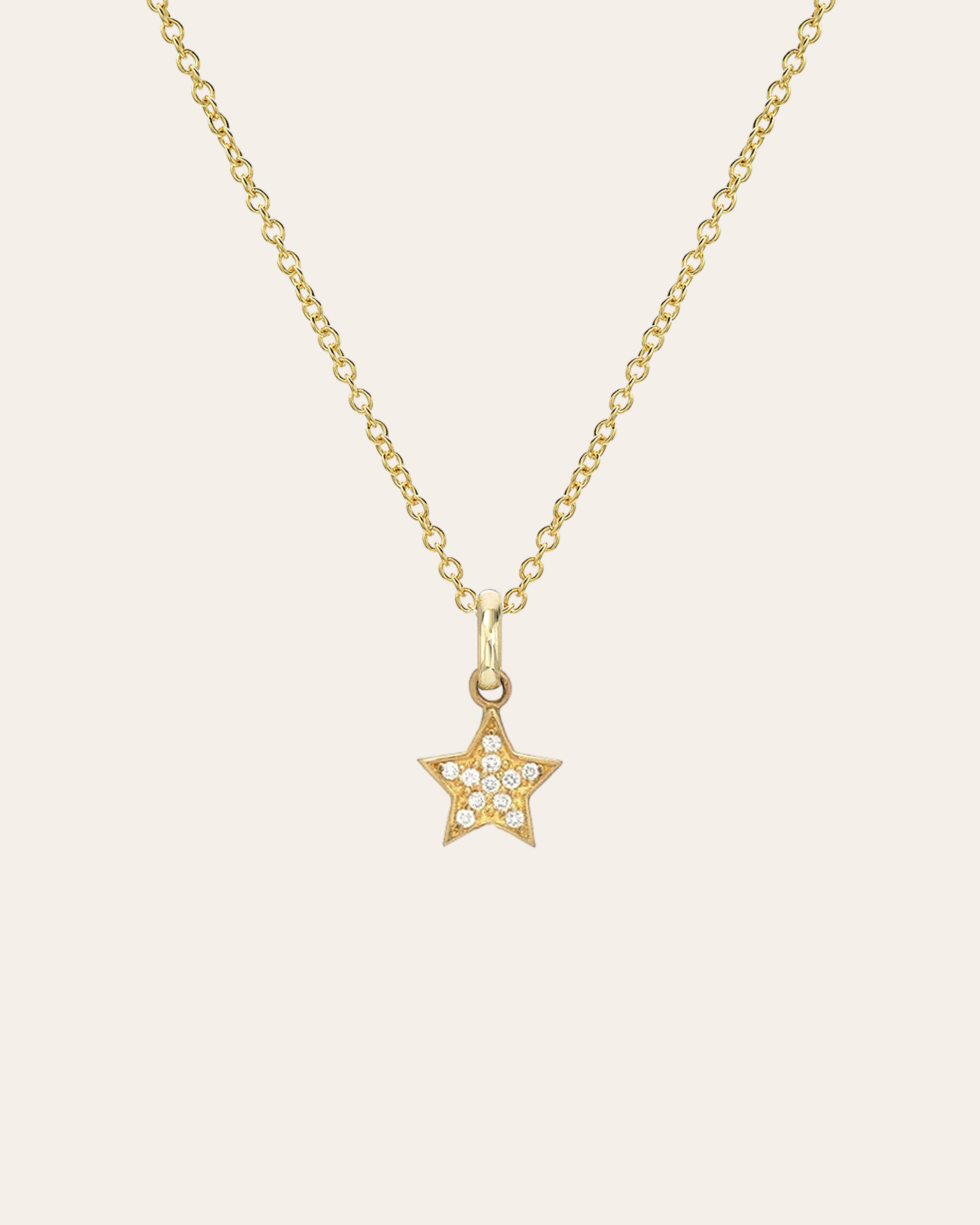 LOUIS VUITTON Necklace Craquantes Monogram Star Diamond Pink