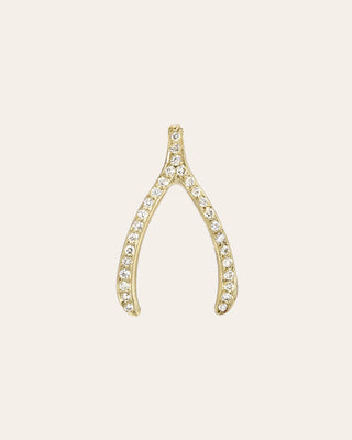 Diamond Wishbone Pendant