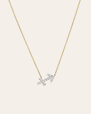 Diamond Zodiac Sign Necklace