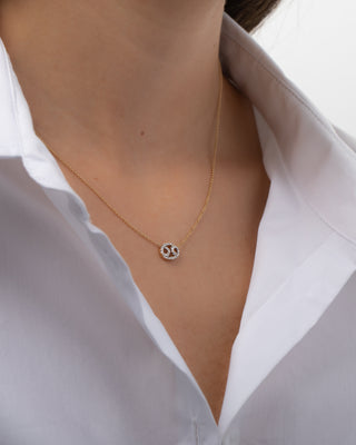 Diamond Zodiac Sign Necklace