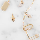 Diamond Horn Pendant SAMPLE SALE Zoe Lev Jewelry