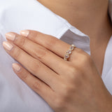 Multiple Moonstone and Diamond Band Zoe Lev Jewelry