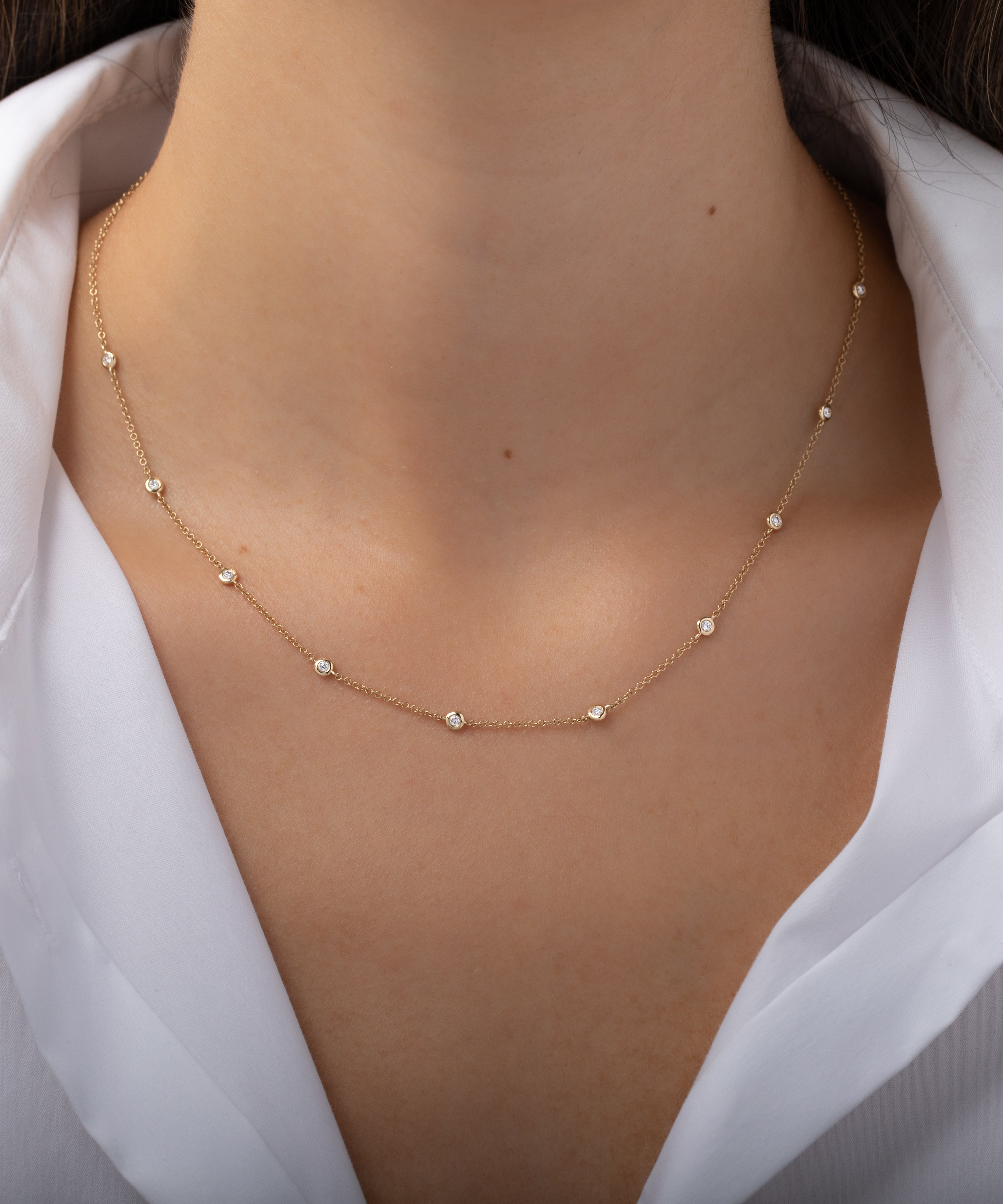 Diamond by the Yard Necklace Chains Zoe Lev Jewelry