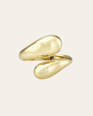 Vermeil Dome Wrap Ring