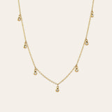 Drop Bezel Diamond Shaker Necklace SAMPLE SALE Zoe Lev Jewelry