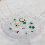 Diamond Emerald Ring Zoe Lev Jewelry