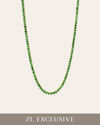 Emerald Tennis Necklace