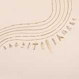 14k Gold Baby Figaro Chain Necklace Chains Zoe Lev Jewelry