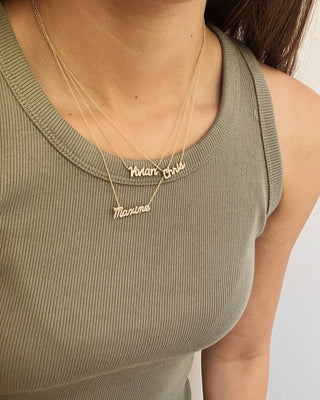 Diamond Name Necklace