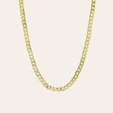 Cuban Link Chain Necklace Vermeil Zoe Lev Jewelry
