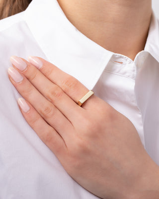 Vermeil Bar Ring