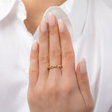 Chain Link Ring Vermeil Zoe Lev Jewelry